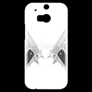 Coque HTC One M8s Double flingue