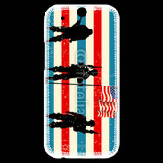 Coque HTC One M8s Soldat américain
