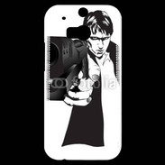 Coque HTC One M8s Gun