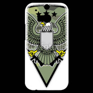 Coque HTC One M8s Mascotte militaire