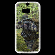 Coque HTC One M8s Militaire en forêt