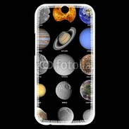 Coque HTC One M8s Système solaire