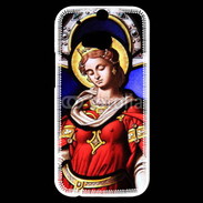 Coque HTC One M8s Vitraux de la Reine à Blois