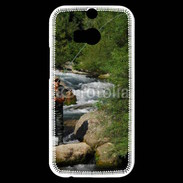 Coque HTC One M8s Pêche à la truite