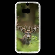 Coque HTC One M8s Portrait de Cerf 15