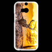 Coque HTC One M8s Cerf au couché de soleil 610