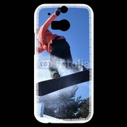 Coque HTC One M8s Saut en Snowboard