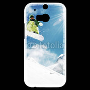 Coque HTC One M8s Saut en Snowboard 2