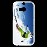 Coque HTC One M8s Skieur en montagne