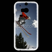 Coque HTC One M8s Skieur free ride