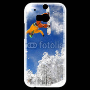 Coque HTC One M8s Skieur free ride 2