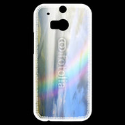 Coque HTC One M8s Arc en ciel à la montagne