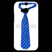 Coque HTC One M8s Cravate bleue