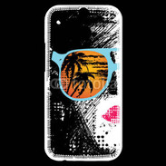 Coque HTC One M8s Femme à lunette