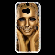 Coque HTC One M8s Femme couleur or
