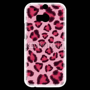 Coque HTC One M8s Léopard rose
