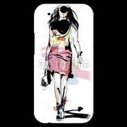 Coque HTC One M8s Top modèle en dessin