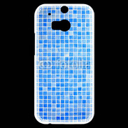 Coque HTC One M8s Effet mosaïque de piscine