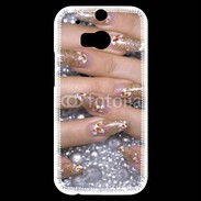 Coque HTC One M8s Manucure des ongles et décoration