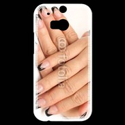 Coque HTC One M8s faux ongles et vernis à ongles 1
