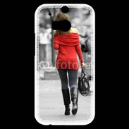 Coque HTC One M8s Fashion lady 2