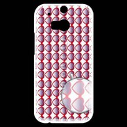Coque HTC One M8s Lunettes coeur