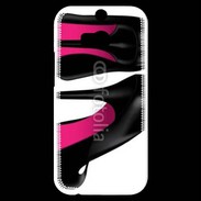 Coque HTC One M8s Escarpins semelles roses