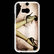 Coque HTC One M8s Escarpins et bas resilles