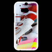 Coque HTC One M8s Pêle mêle chaussures 2