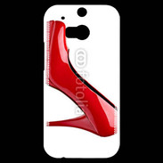 Coque HTC One M8s Escarpin rouge 2