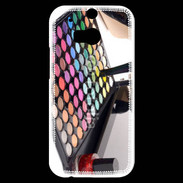 Coque HTC One M8s Palette maquillage, vernis et escarpins