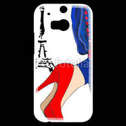 Coque HTC One M8s Mode Paris en dessin 50