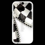 Coque HTC One M8s Zipper course