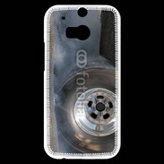 Coque HTC One M8s Roue en feu dragster 5