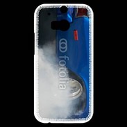 Coque HTC One M8s Roue en feu dragster 7