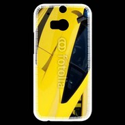 Coque HTC One M8s Voiture de sport jaune