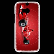 Coque HTC One M8s Formule 1 en mire rouge