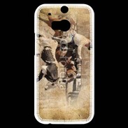Coque HTC One M8s Rodéo style vintage