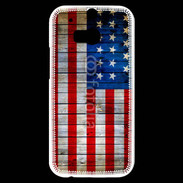Coque HTC One M8s Drapeau USA Vintage