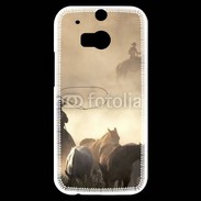 Coque HTC One M8s Cowboys et chevaux