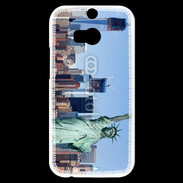 Coque HTC One M8s Freedom Tower NYC statue de la liberté