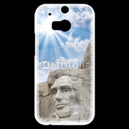 Coque HTC One M8s Monument USA Roosevelt et Lincoln