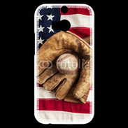 Coque HTC One M8s Passion Baseball USA 60