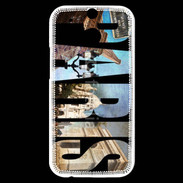 Coque HTC One M8s Paris en lettres