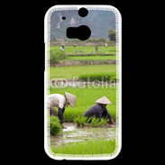 Coque HTC One M8s Rizière au Vietnam