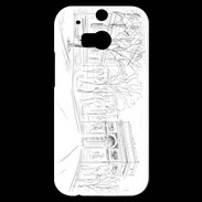 Coque HTC One M8s Dessin Arc de Triomphe Paris