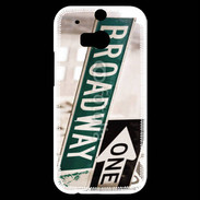 Coque HTC One M8s Panneau Broadway 5