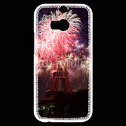 Coque HTC One M8s Feux d'artifice Tour Eiffel