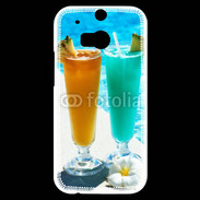 Coque HTC One M8s Cocktail piscine