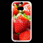 Coque HTC One M8s Fraises en folie